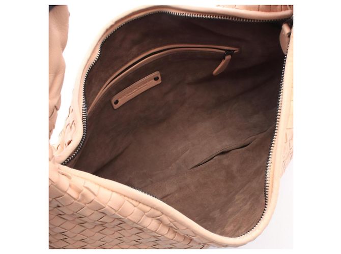 Borsa a tracolla Bottega Veneta Pink Intrecciato Rosa - vista 3