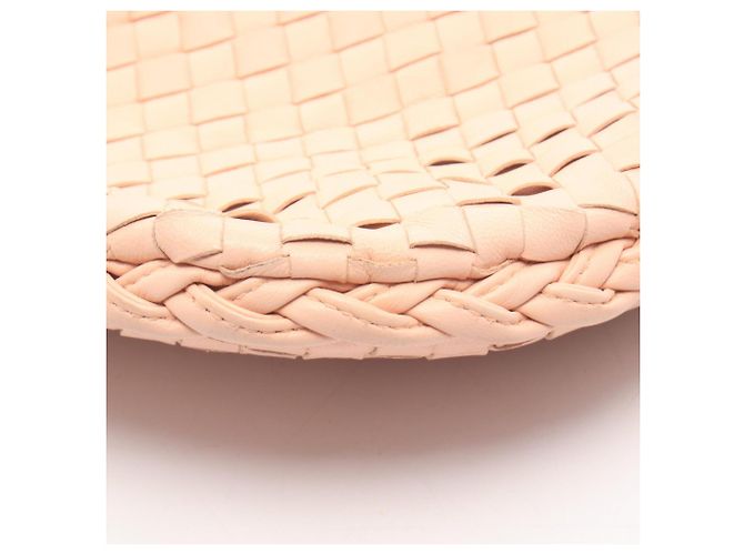 Borsa a tracolla Bottega Veneta Pink Intrecciato Rosa - vista 5