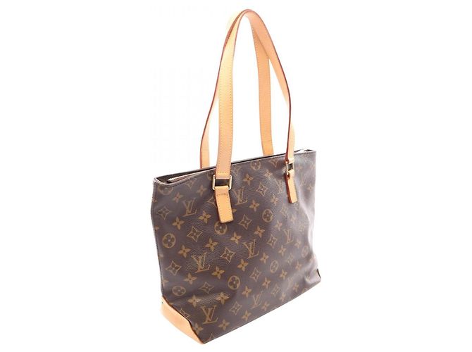 Sac à épaule Louis Vuitton Cabas Piano Monogram Marron - vue 2