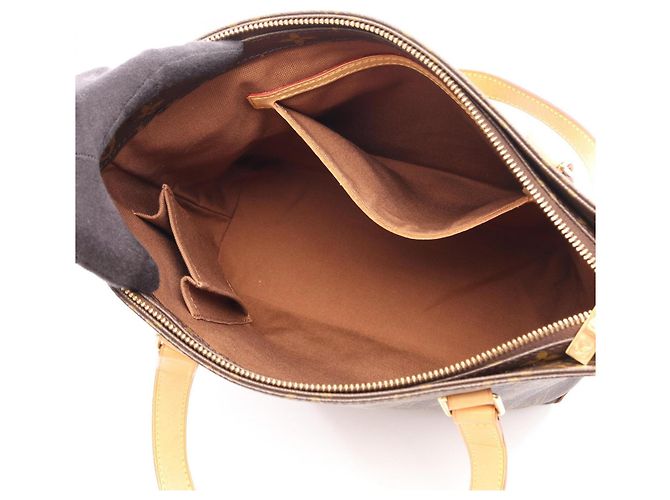 Sac à épaule Louis Vuitton Cabas Piano Monogram Marron - vue 3