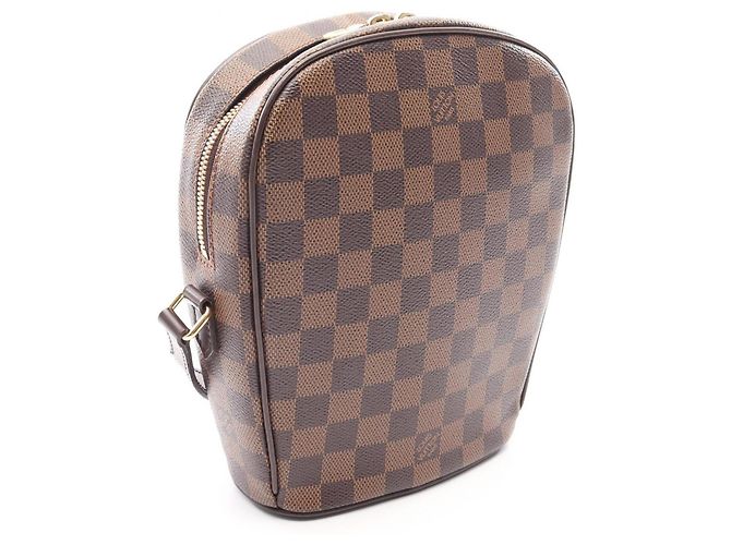 Borsa Louis Vuitton Ipanema PM Damier Ebene Marrone - vista 2
