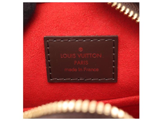 Borsa Louis Vuitton Ipanema PM Damier Ebene Marrone - vista 4