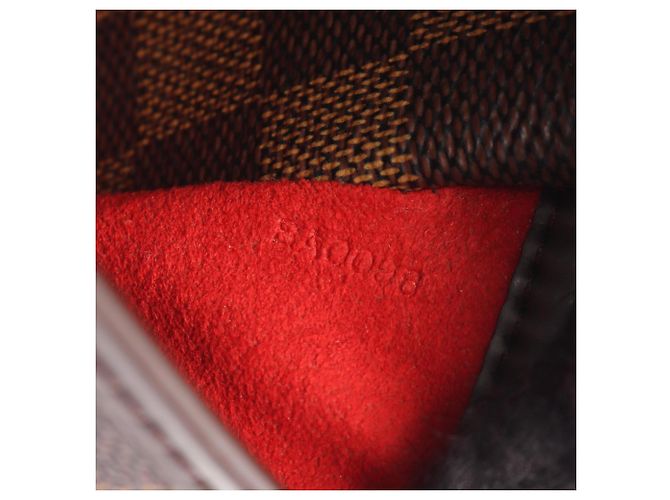 Borsa Louis Vuitton Ipanema PM Damier Ebene Marrone - vista 5