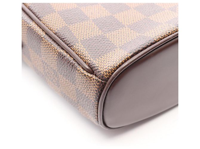 Borsa Louis Vuitton Ipanema PM Damier Ebene Marrone - vista 8
