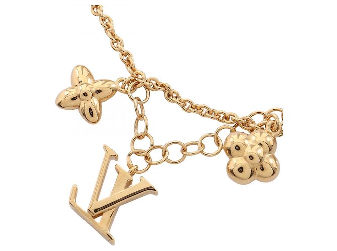 Bracciale Louis Vuitton LV Floragram Bianco D'oro - vista 3