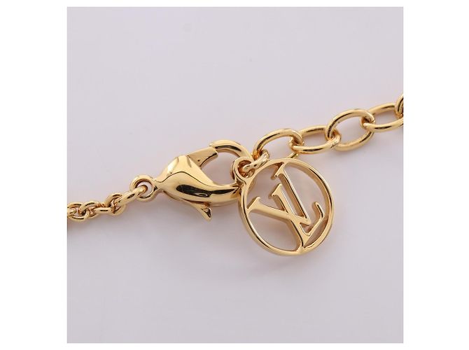 Bracciale Louis Vuitton LV Floragram Bianco D'oro - vista 4