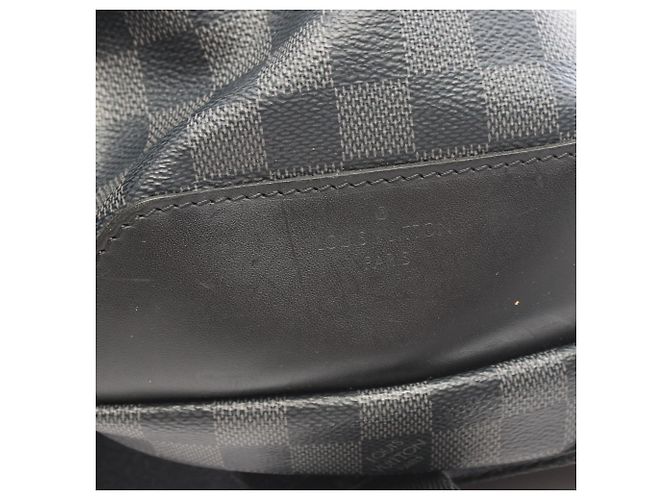 Borsa a tracolla Louis Vuitton Avenue Nero Damier ebene - vista 7
