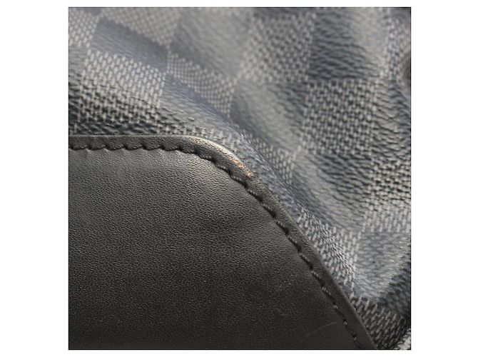 Borsa a tracolla Louis Vuitton Avenue Nero Damier ebene - vista 9