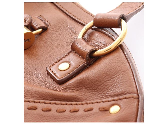 Borsa Yves Saint Laurent Muse Marrone - vista 10