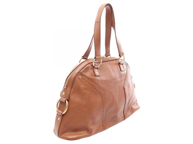 Borsa Yves Saint Laurent Muse Marrone - vista 2