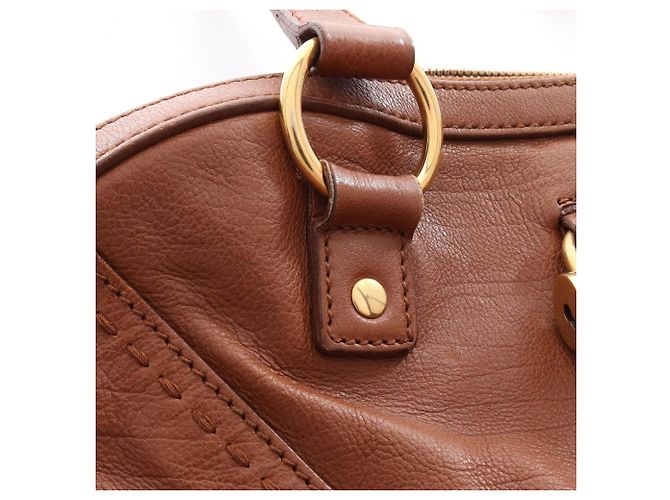 Borsa Yves Saint Laurent Muse Marrone - vista 9