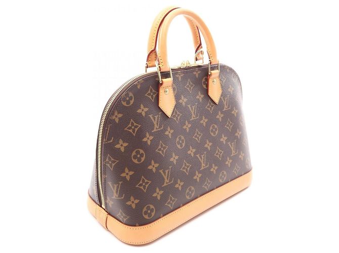 Borsa Louis Vuitton Alma Monogram Marrone Monogramma - vista 2