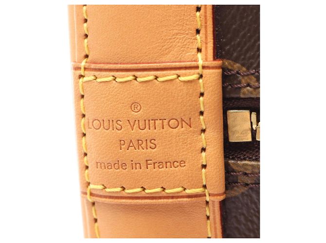 Borsa Louis Vuitton Alma Monogram Marrone Monogramma - vista 4