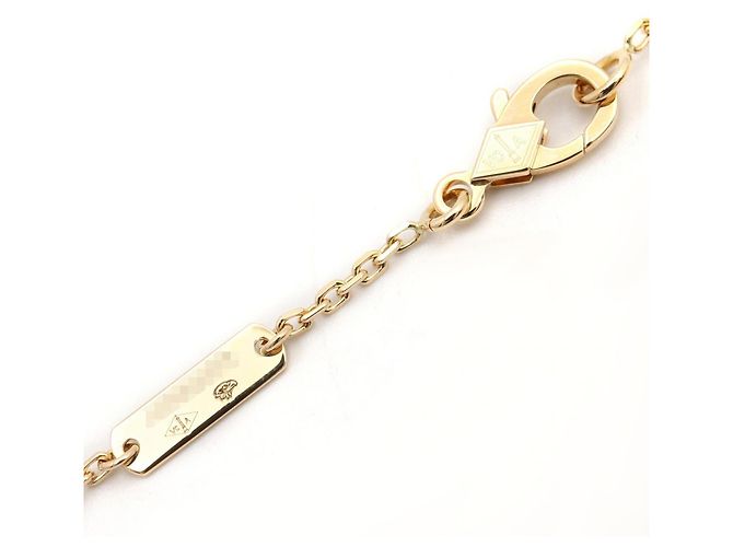 Collana Van Cleef & Arpels Vintage Alhambra in madreperla Bianco D'oro - vista 5
