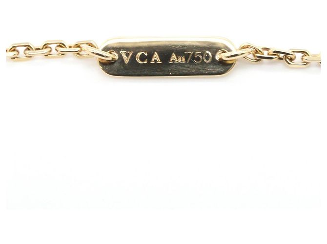 Collana Van Cleef & Arpels Vintage Alhambra Onyx Nero D'oro - vista 3