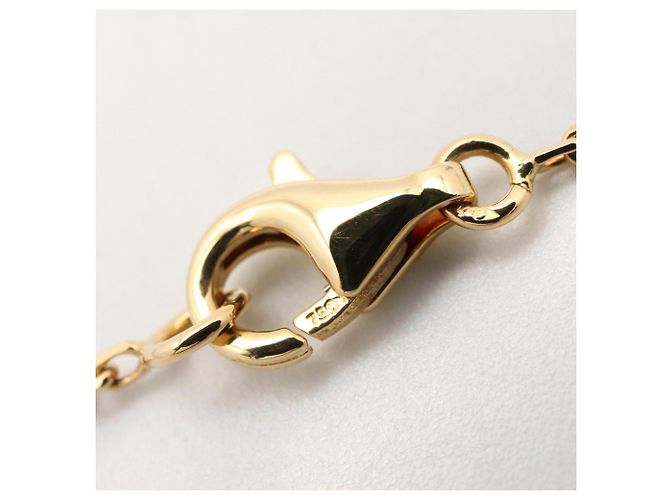 Collana Van Cleef & Arpels Vintage Alhambra Bianco D'oro - vista 5