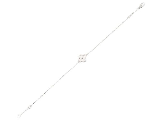 Bracciale Sweet Alhambra Diamanti Van Cleef & Arpels Argento - vista 3