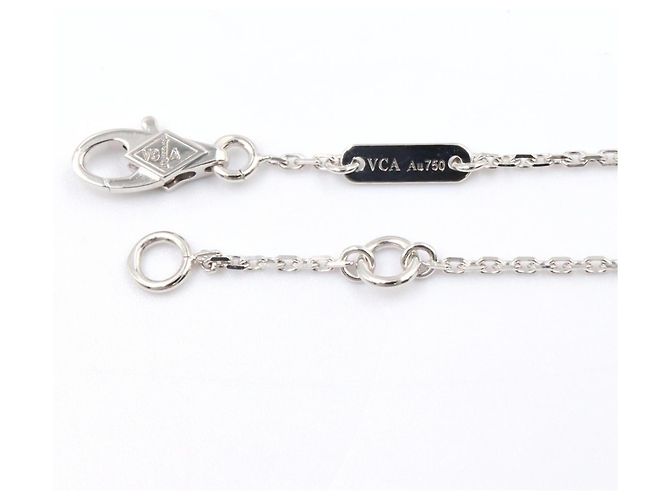 Bracciale Sweet Alhambra Diamanti Van Cleef & Arpels Argento - vista 4
