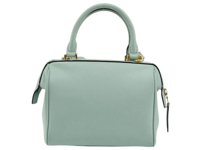 Céline Celine Vintage Leather Mini Blu - vista 2