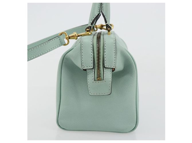 Céline Celine Vintage Leather Mini Blu - vista 3