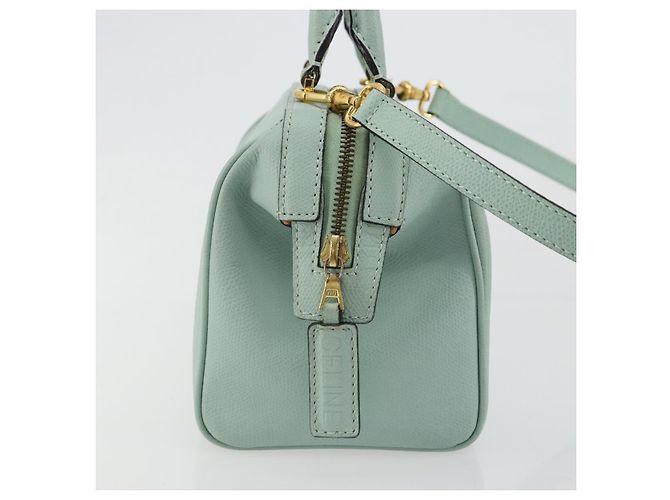 Céline Celine Vintage Leather Mini Blu - vista 4