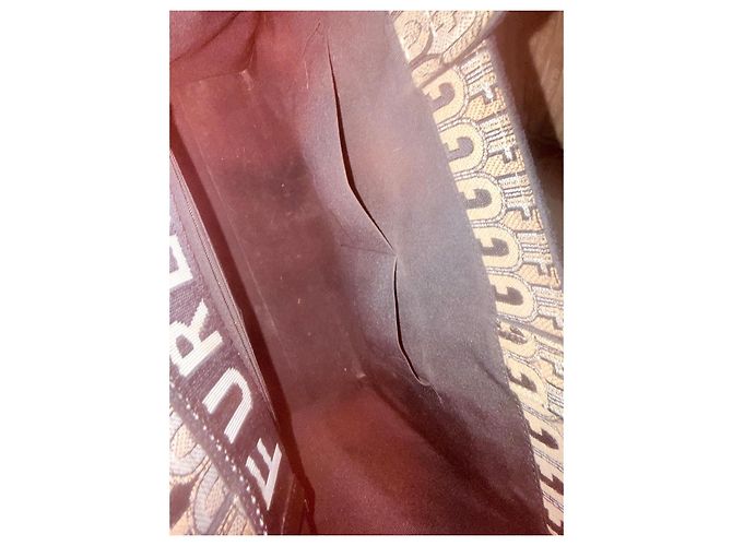 Borsa Tote Furla in Tela Monogram Nero Beige - vista 11