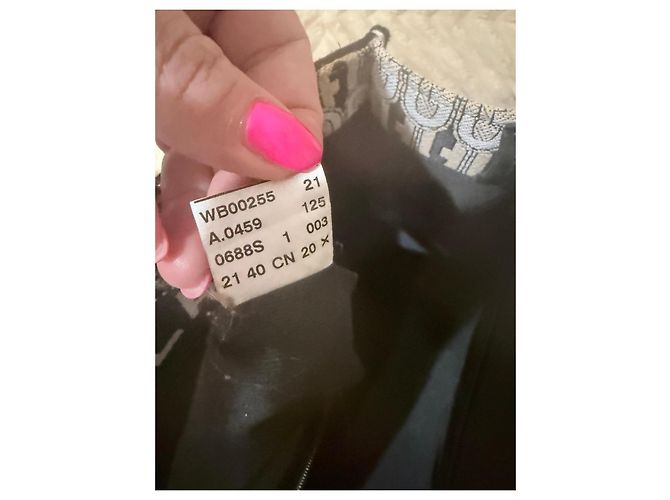 Borsa Tote Furla in Tela Monogram Nero Beige - vista 12