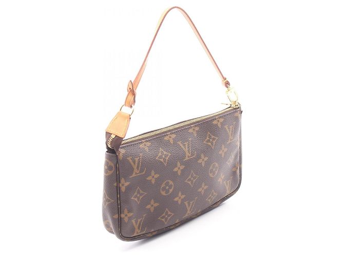 Bolso Louis Vuitton Pochette Accessoires Castaño - vista 2