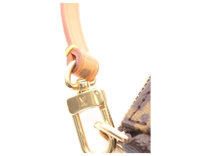 Bolso Louis Vuitton Pochette Accessoires Castaño - vista 7