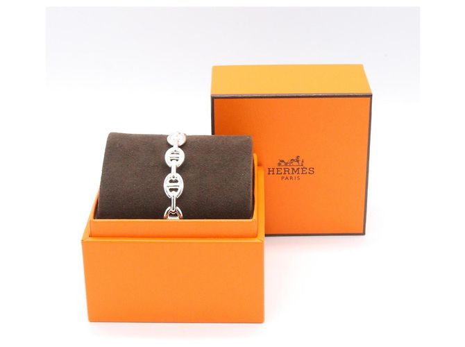 Hermès Bracciale Hermes Chaine d'Ancre Enchainée Argento - vista 5