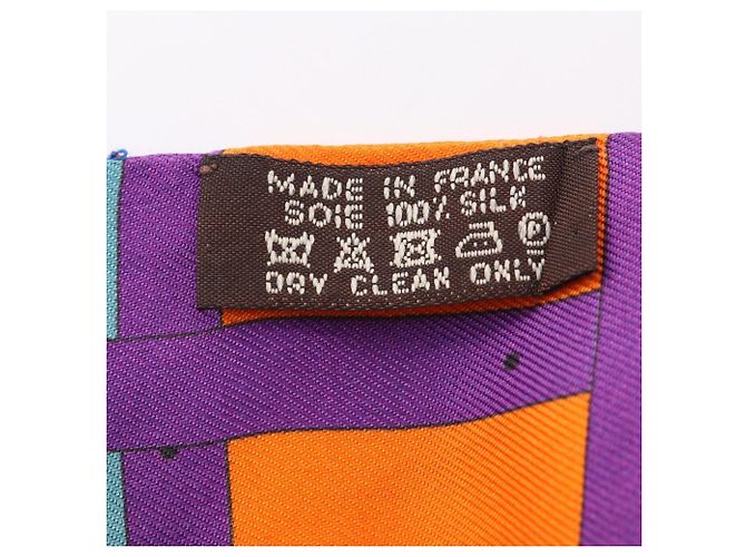 Hermès Twilly in seta multicolore Hermes - vista 5