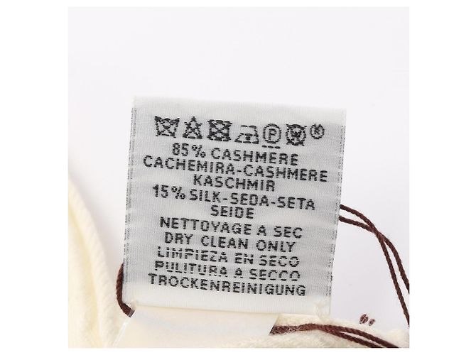 Hermès Hermes New Libris Ivoire Schal Weiß - Ansicht 3