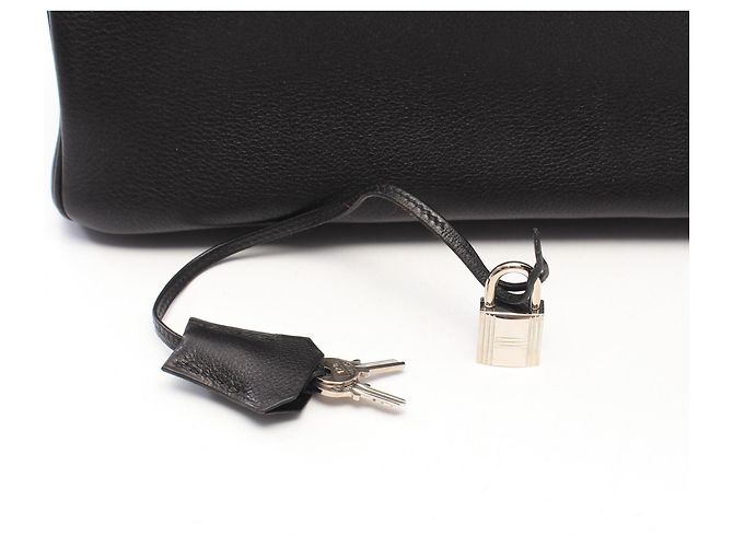 Hermès Borsa Hermes Birkin 35 in pelle Evercalf nera Nero - vista 6