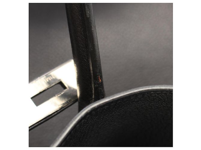 Hermès Borsa Hermes Birkin 35 in pelle Evercalf nera Nero - vista 9