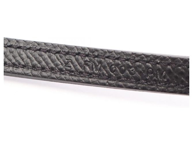 Hermès Hermes Bandoulière Maillon Chaine d'Ancre Shoulder Strap Marron Noir Doré - vue 5