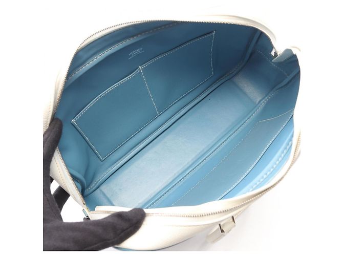 Hermès Borsa Hermes Plume Elan 28 Bianco - vista 3