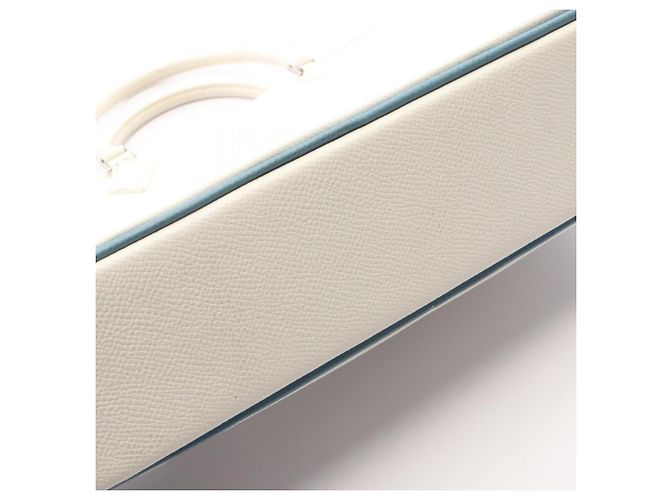 Hermès Borsa Hermes Plume Elan 28 Bianco - vista 7