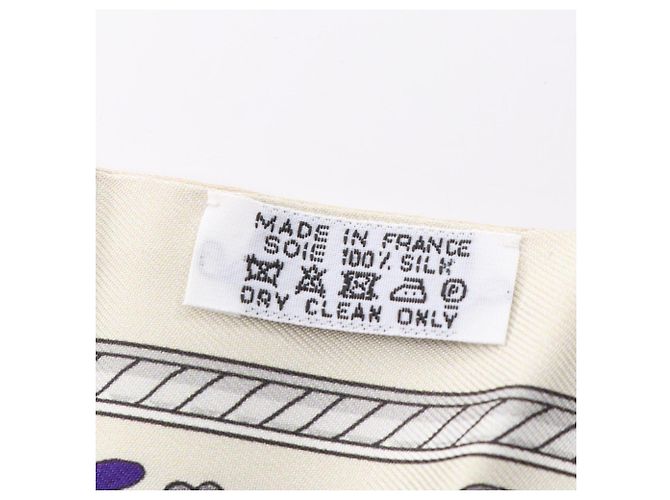 Hermès Foulard Maxi Twilly Hermes Multicolore Beige - vista 5