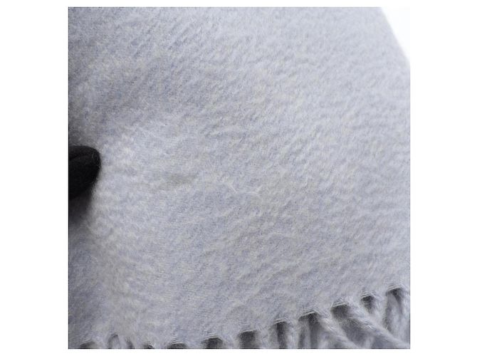 Hermès Sciarpa in cashmere ricamata Uni Hermes per uomo Blu - vista 6