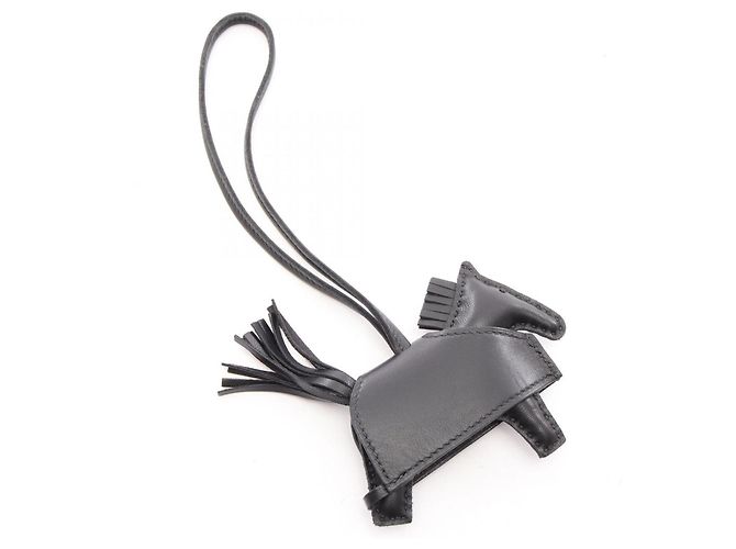 Hermès Hermes Rodeo PM Robeo Lock Keychain Nero - vista 2