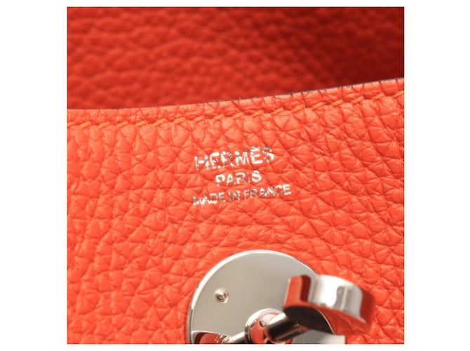 Hermès Borsa a tracolla Hermes Lindy 26 Orange Poppy Arancione - vista 4