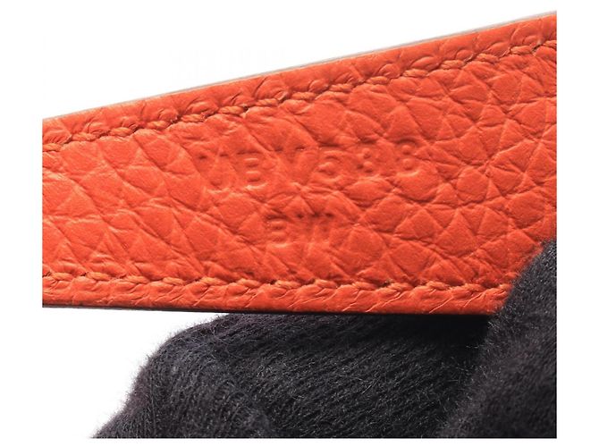 Hermès Borsa a tracolla Hermes Lindy 26 Orange Poppy Arancione - vista 5