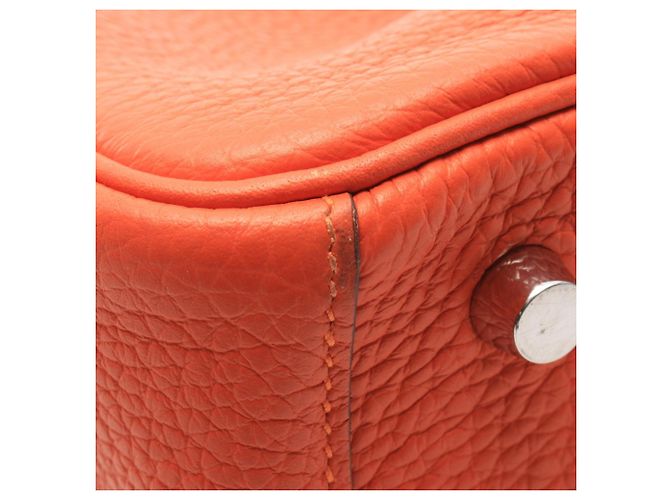 Hermès Borsa a tracolla Hermes Lindy 26 Orange Poppy Arancione - vista 7