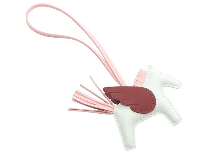 Hermès Hermes Rodeo Pegasus PM Handbag Charm Rosa Verde Bordò - vista 2