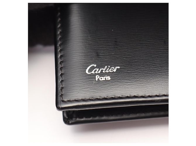 Cartera larga bi-fold Cartier Pasha Negro - vista 5
