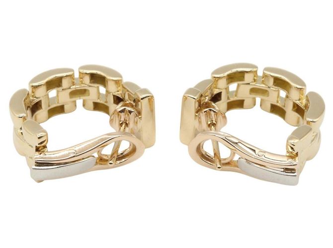 Orecchini Cartier Maillon Panthère Diamanti D'oro - vista 3