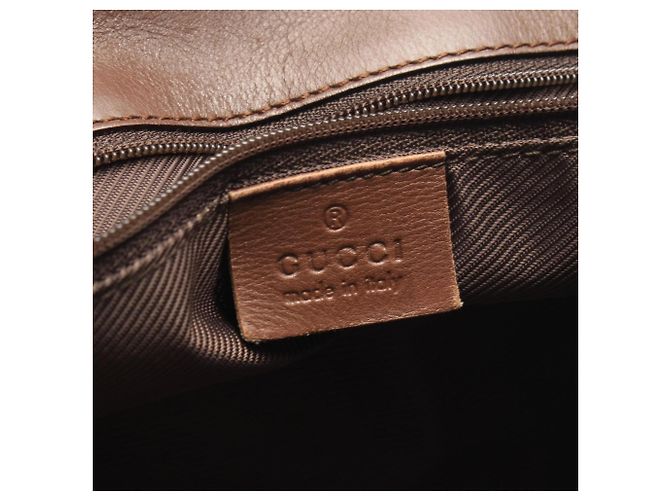 Borsa Tote Gucci GG Canvas Marrone Beige - vista 4