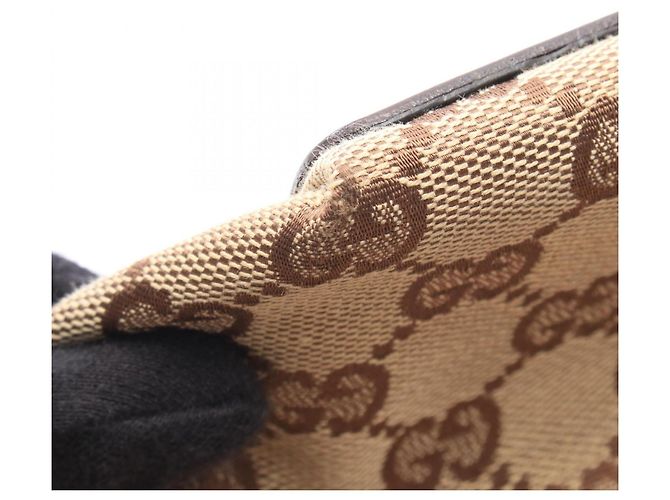 Borsa Tote Gucci GG Canvas Marrone Beige - vista 9