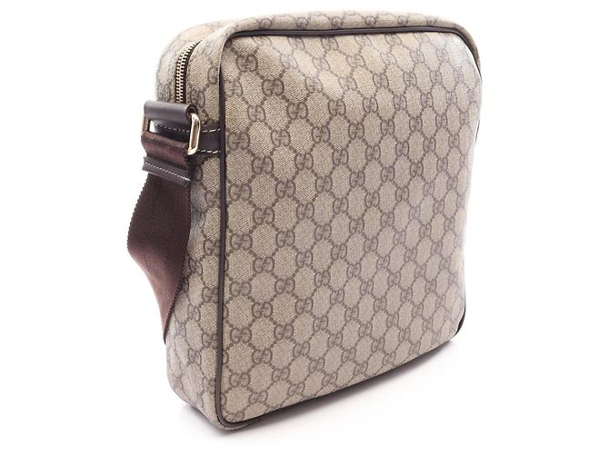 Borsa a tracolla Gucci GG Supreme Beige/Brown Marrone - vista 2