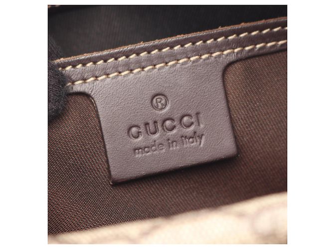 Borsa a tracolla Gucci GG Supreme Beige/Brown Marrone - vista 4